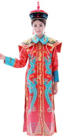 Qing Dynasty Empress Robe w/ Crown (RM)