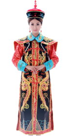 Qing Dynasty Empress Robe w/ Crown (RM)