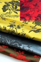 Fabric - Flower and Bird Brocade (Multicolor)