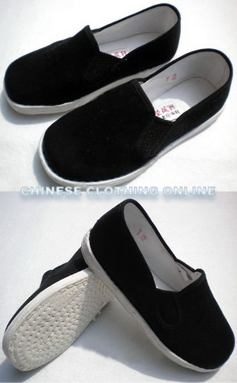 Boy's Square Opening Cloth Shoes