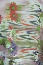 Fabric - See-through Floral Chiffon