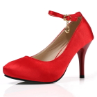 High Heel Quality Satin Trap Shoes
