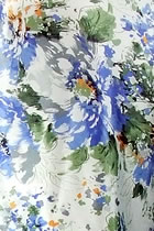 Fabric - Floral Imitation Silk