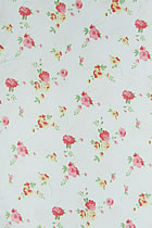 Fabric - Floral Imitation Silk