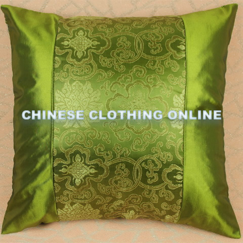 Chinese Ethnic Lotus Embroidery Cushion Cover