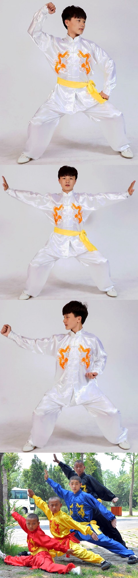 Kid's Kung Fu Uniform with Sash (RM)