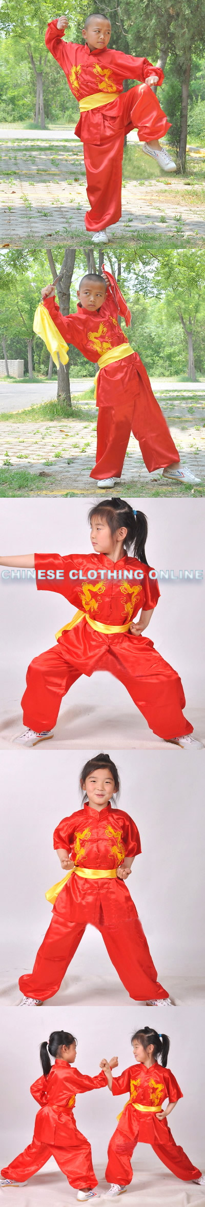 Kid's Kung Fu Uniform with Sash (RM)