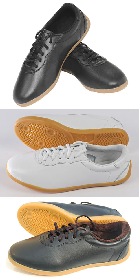Professional Calf Leather Taichi Sneakers