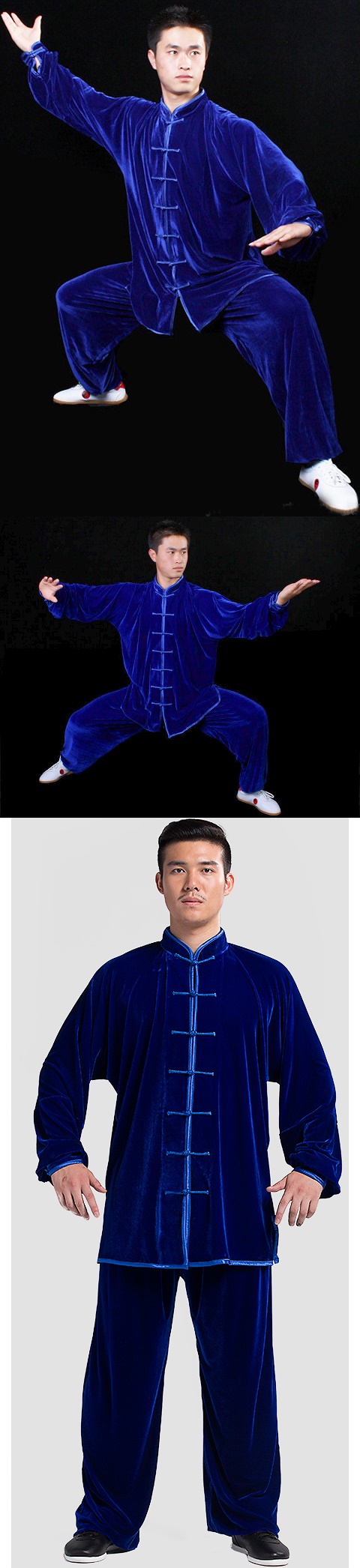 Professional Taichi Kungfu Uniform with Pants - Velvet (RM)