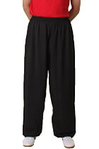 Taichi Kungfu Pants - Rhombic Linen - Black (RM)