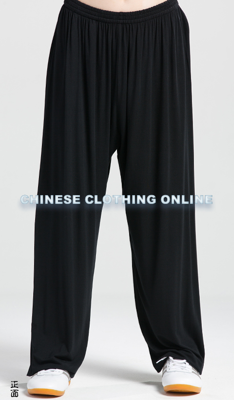 Professional Taichi Kungfu Pants - Modal - Black (RM)