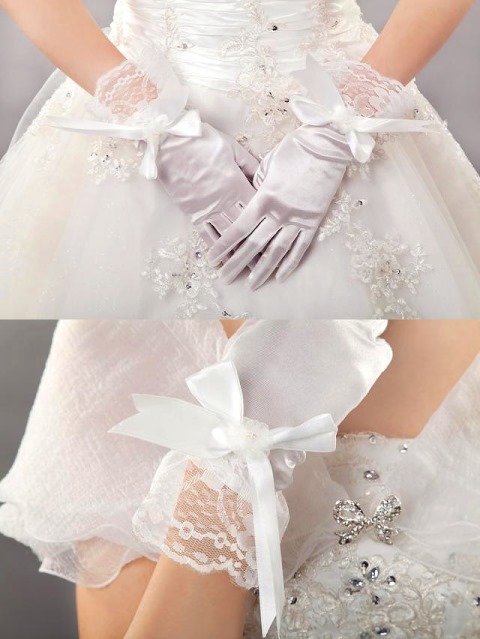 Women Gloves (White)
