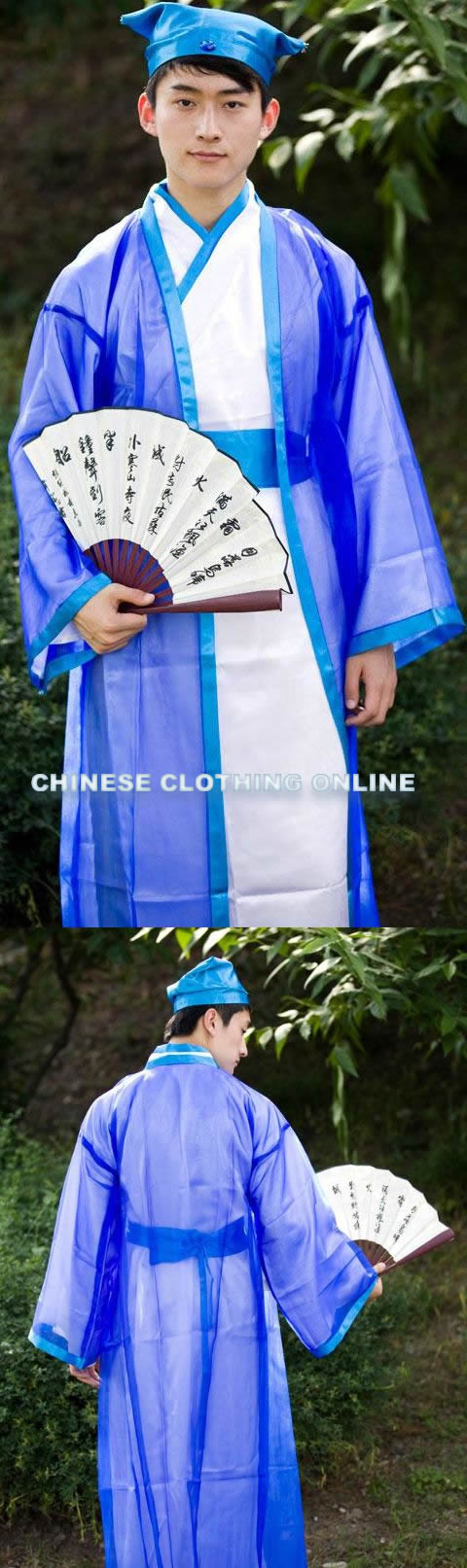 Men's Hanfu Outfit w/ Cap (RM)