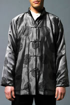 Mandarin Silk Jacquard Jacket (CM)