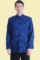 Mandarin Shadow Dragon Jacquard Jacket (RM)