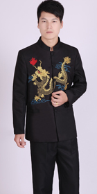 Modernised Mao Suit w/ Color Dragon Embroidery (RM)