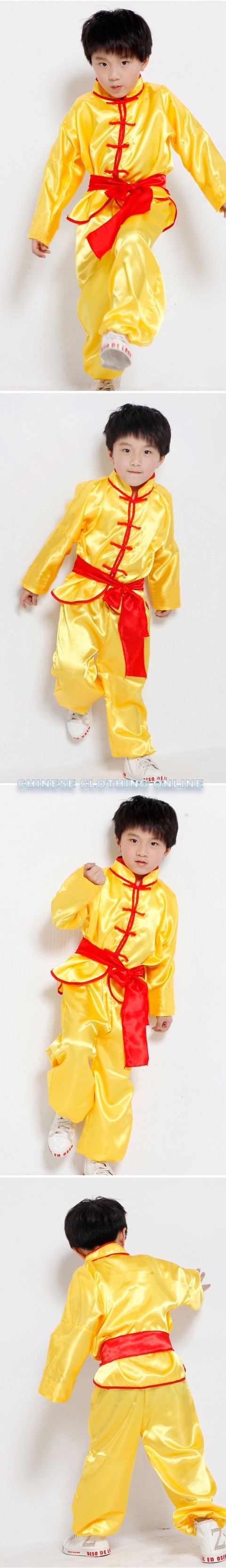 Kid's Kung Fu Uniform with Sash (RM)