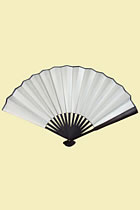 Plain Folding Fan (Double-side)