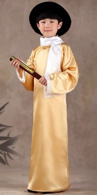 Kid's Mandarin Robe w/ White Folding Cuffs (RM)