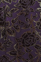 Fabric - See-through Embroidery Silk Velvet Gauze