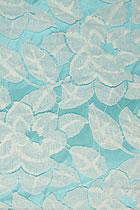 Fabric - See-through Embroidery Velvet Gauze (White)