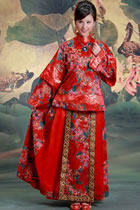 Red Wedding Skirt Suit (RM)