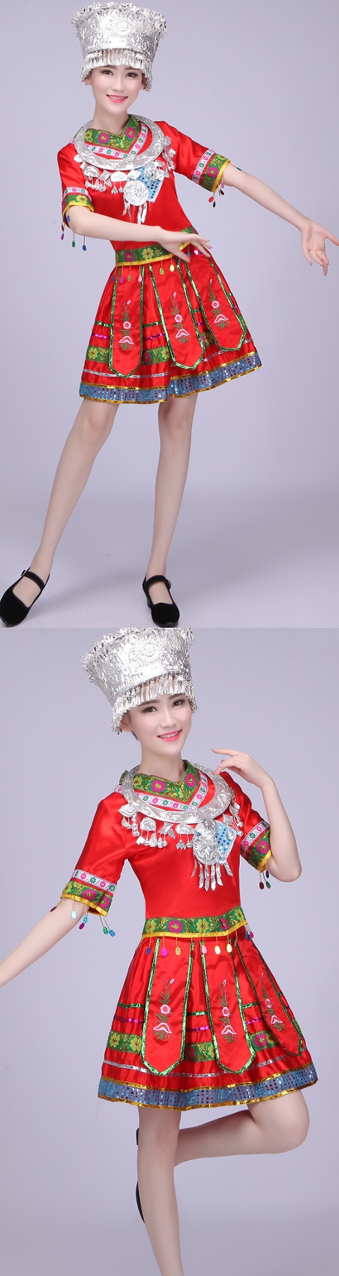 中國民族舞蹈服-苗族
