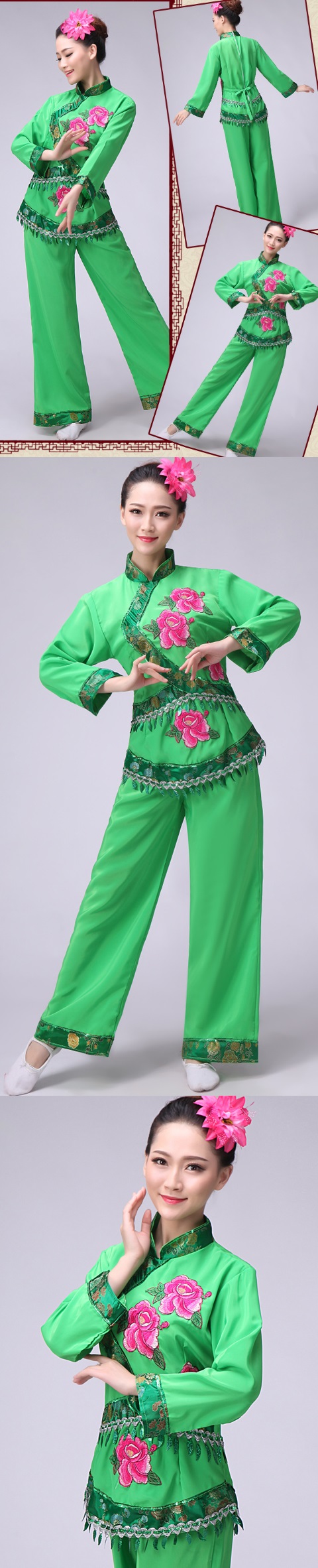 Chinese Ethnic Dancing Costume - Han Zu