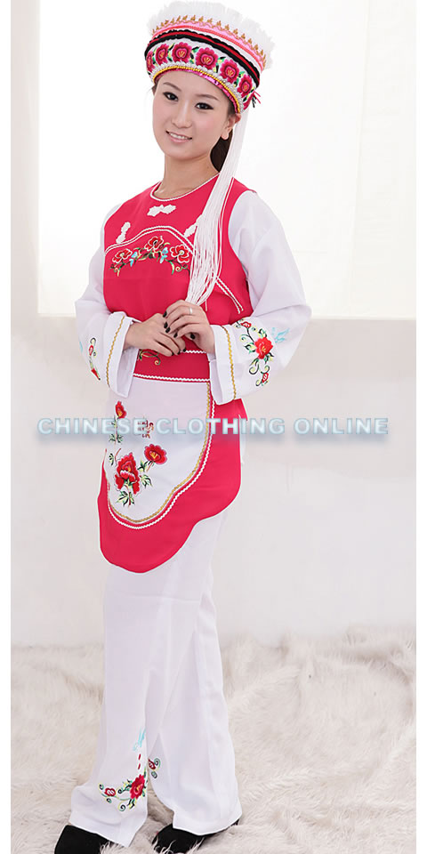 Chinese Ethnic Dancing Costume - Dali Bai Zu