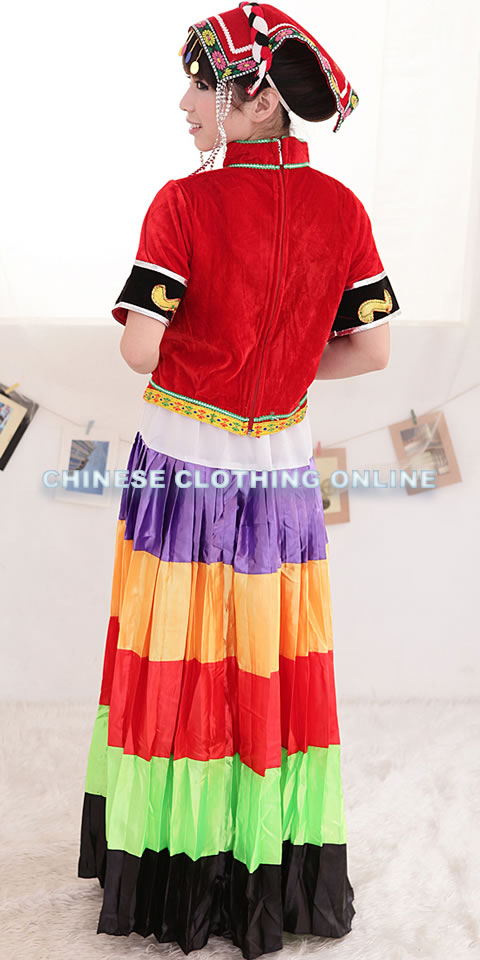 Chinese Ethnic Dancing Costume - Yuanyang Yi Zu