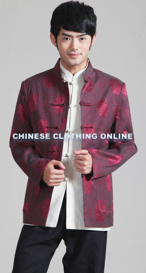 Mandarin Brocade Fabric Jacket (RM)