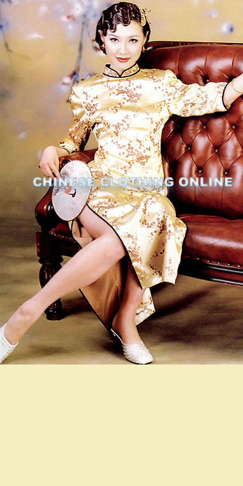 Long-sleeve Long-length Cheongsam (CM)