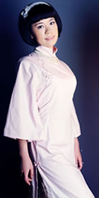 3/4-sleeve Long-length Cheongsam (CM)