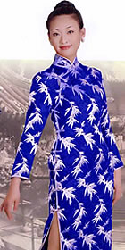 Long-sleeve Long-length Cheongsam (CM)