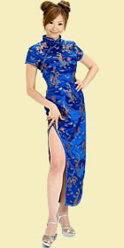 Short-sleeve Long-length Cheongsam (CM)