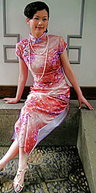 Cup-sleeve Long-length Cheongsam (CM)