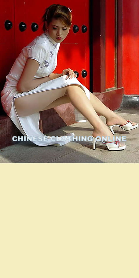 Short-sleeve Long-length Cheongsam (CM)