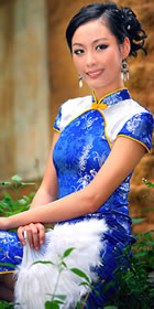 Short-sleeve Long-length Cheongsam (CM)