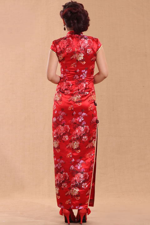 Cup-sleeve Long-length Cheongsam (CM)