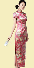 Short-sleeve Long-length Cheongsam (CM)