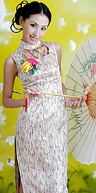 Cup-sleeve Fishtail Cheongsam (CM)