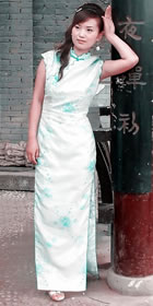 Sleeveless Long-length Cheongsam (CM)