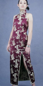 Cut-in Shoulders Long-length Cheongsam (CM)