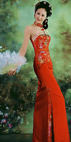 Bare Shoulders Fishtail Cheongsam (CM)