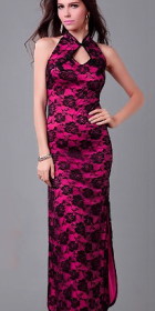 Sleeveless Long-length Cheongsam (CM)