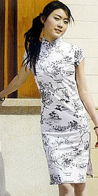 Cup-sleeve Short-length Cheongsam (CM)