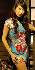 Cup-sleeve Short-length Cheongsam (CM)