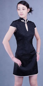 Cup-sleeve Short-length Cheongsam (CM)