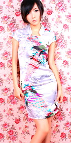 Sleeveless Short-length Cheongsam (CM)