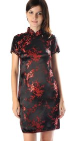 Short-sleeve Short-length Cheongsam (CM)